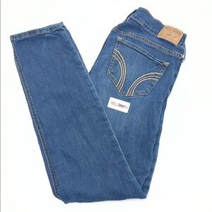 Hollister Women's Classic Blue Skinny Jeans Size 3S